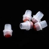 Maxbell Maxbell 5Pcs Replacement Ball Roller Tops for Essential Oils Bottles  Wine Red