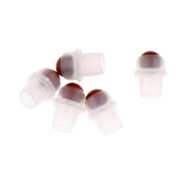 Maxbell Maxbell 5Pcs Replacement Ball Roller Tops for Essential Oils Bottles  Wine Red