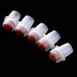 Maxbell Maxbell 5Pcs Replacement Ball Roller Tops for Essential Oils Bottles  Wine Red