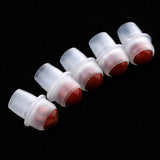 Maxbell Maxbell 5Pcs Replacement Ball Roller Tops for Essential Oils Bottles  Wine Red