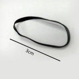 Maxbell Maxbell 100x Fashion Elastic Ponytail Holders Hairband Hair Rubber Rings Black