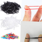 Maxbell Maxbell 100x Fashion Elastic Ponytail Holders Hairband Hair Rubber Rings Black
