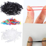 Maxbell Maxbell 100x Fashion Elastic Ponytail Holders Hairband Hair Rubber Rings Black