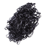 Maxbell Maxbell 100x Fashion Elastic Ponytail Holders Hairband Hair Rubber Rings Black