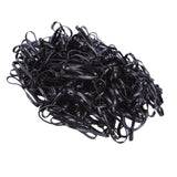 Maxbell Maxbell 100x Fashion Elastic Ponytail Holders Hairband Hair Rubber Rings Black