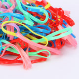 Maxbell Maxbell 100x Fashion Elastic Ponytail Holders Hairband Hair Rubber Rings Multi-color