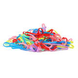 Maxbell Maxbell 100x Fashion Elastic Ponytail Holders Hairband Hair Rubber Rings Multi-color