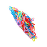 Maxbell Maxbell 100x Fashion Elastic Ponytail Holders Hairband Hair Rubber Rings Multi-color