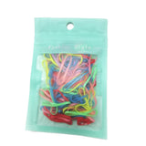Maxbell Maxbell 100x Fashion Elastic Ponytail Holders Hairband Hair Rubber Rings Multi-color