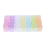 Maxbell Maxbell 28 Slots Nail Art Beads Glitters Jewelry Display Storage Box Organizer Case