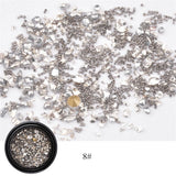 Maxbell Maxbell Mixed Crystal AB Nail Art Rhinestones Diamond Crystal Studs Beads for DIY 8