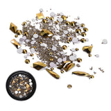Maxbell Maxbell Mixed Crystal AB Nail Art Rhinestones Diamond Crystal Studs Beads for DIY 9