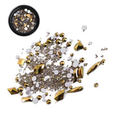 Maxbell Maxbell Mixed Crystal AB Nail Art Rhinestones Diamond Crystal Studs Beads for DIY 9