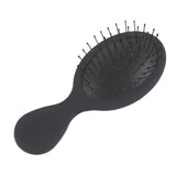 Maxbell Maxbell Mini Anti-static Scalp Massage Paddle Hairbrush Cushion Detangling Comb Black