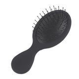 Maxbell Maxbell Mini Anti-static Scalp Massage Paddle Hairbrush Cushion Detangling Comb Black