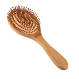 Maxbell Maxbell Natural Bamboo Paddle Hairbrush Massage No Static Cushion Brush Comb Round