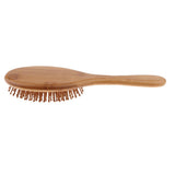 Maxbell Maxbell Natural Bamboo Paddle Hairbrush Massage No Static Cushion Brush Comb Round