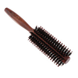 Maxbell Maxbell Bristles Wood Round Styling Hairbrush Roll Comb for Curling Straight Hair 01