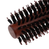 Maxbell Maxbell Bristles Wood Round Styling Hairbrush Roll Comb for Curling Straight Hair 02