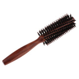 Maxbell Maxbell Bristles Wood Round Styling Hairbrush Roll Comb for Curling Straight Hair 02