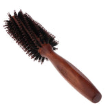 Maxbell Maxbell Bristles Wood Round Styling Hairbrush Roll Comb for Curling Straight Hair 02