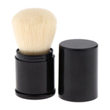 Maxbell Maxbell Retractable Kabuki Travel Foundation Brush for Blush, Bronzer & Powder White
