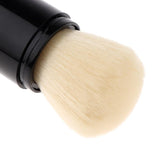 Maxbell Maxbell Retractable Kabuki Travel Foundation Brush for Blush, Bronzer & Powder White