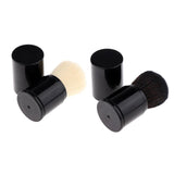 Maxbell Maxbell Retractable Kabuki Travel Foundation Brush for Blush, Bronzer & Powder White