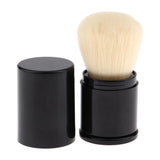 Maxbell Maxbell Retractable Kabuki Travel Foundation Brush for Blush, Bronzer & Powder White