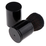 Maxbell Maxbell Retractable Kabuki Travel Foundation Brush for Blush, Bronzer & Powder Black
