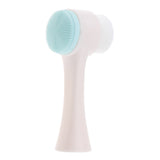 Maxbell Maxbell Double Ended Face Cleansing Brush Professional Scrubbers Exfoliator Blue