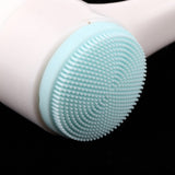 Maxbell Maxbell Double Ended Face Cleansing Brush Professional Scrubbers Exfoliator Blue