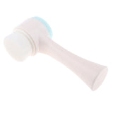 Maxbell Maxbell Double Ended Face Cleansing Brush Professional Scrubbers Exfoliator Blue