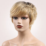 Maxbell Maxbell Fashion Hairdressing Short Fluffy Curly Hair Women Cosplay Party Wig 24cm