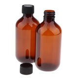 Maxbell Maxbell 2Pcs Empty Lotion  Toner Bottles Shampoo Hair Conditioner Containers  Brown
