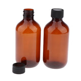 Maxbell Maxbell 2Pcs Empty Lotion  Toner Bottles Shampoo Hair Conditioner Containers  Brown