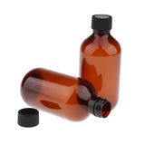 Maxbell Maxbell 2Pcs Empty Lotion  Toner Bottles Shampoo Hair Conditioner Containers  Brown