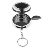 Maxbell Maxbell Portable Travel Size Pocket Purse Ashtray Keychain with Cigarette Holder S