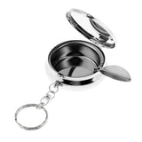 Maxbell Maxbell Portable Travel Size Pocket Purse Ashtray Keychain with Cigarette Holder S