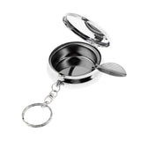 Maxbell Maxbell Portable Travel Size Pocket Purse Ashtray Keychain with Cigarette Holder S