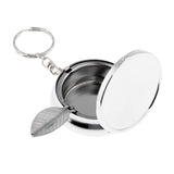 Maxbell Maxbell Portable Travel Size Pocket Purse Ashtray Keychain with Cigarette Holder S