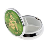 Maxbell Maxbell 1-day Mini Metal Pill Box Medicine Organizer Container Case Storage Holder