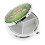 Maxbell Maxbell 1-day Mini Metal Pill Box Medicine Organizer Container Case Storage Holder