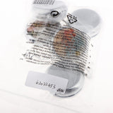 Maxbell Maxbell 3 Slots Round Pill Organizer Keychain Box Daily Medicine Tablet Case Planner