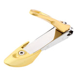 Maxbell Stainless Steel Sharp Trimmer Nails Clipper Nail Cutter Manicure Tool Golden
