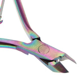 Maxbell Maxbell professional Cuticle Nipper Nail Clipper Trimmer Cutter Manicure Sky Blue small mouth 9.4cm