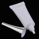Maxbell Maxbell 4x 10ml Empty Soft Tubes Eye Gel Cream Container Vial Squeeze Bottles Silver