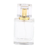 Maxbell Maxbell Empty Glass Perfume Fragrance Bottle Aftershave Spray Containers 50ml Golden Cap