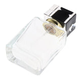 Maxbell Maxbell Empty Glass Perfume Fragrance Bottle Aftershave Spray Containers 50ml Black Cap
