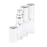 Maxbell Maxbell 3x 3ml Empty Glass Spray Bottle Pump Fine Mist Perfume Atomiser Silver Caps